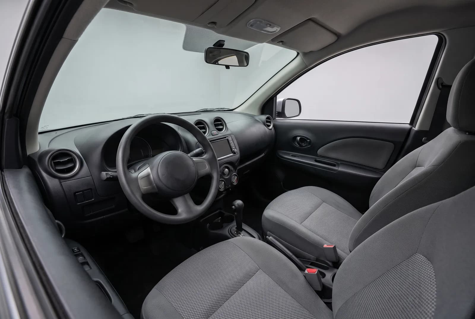 Interieur van een Schade auto